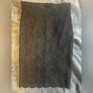 Forever 21 Floral Black Skirt | Size L